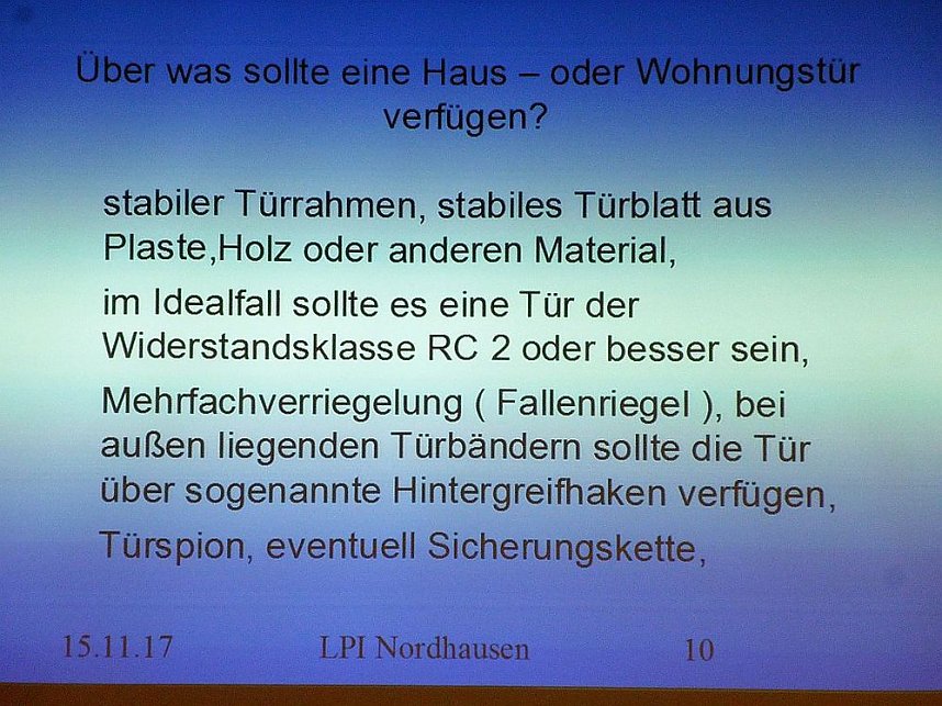 Sicheres Wohnen - Viele Tipps