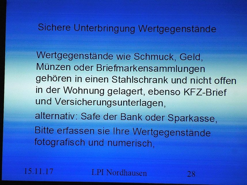 Sicheres Wohnen - Viele Tipps