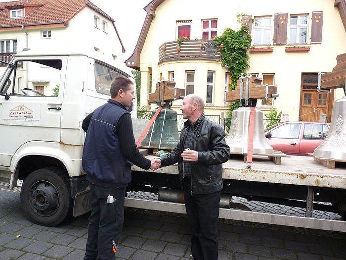 Ankunft der Glocken