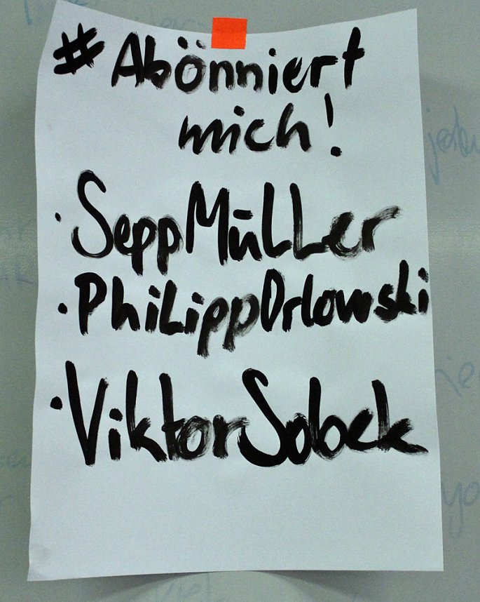 Viktor Sobek in der &Ouml;stertalschule