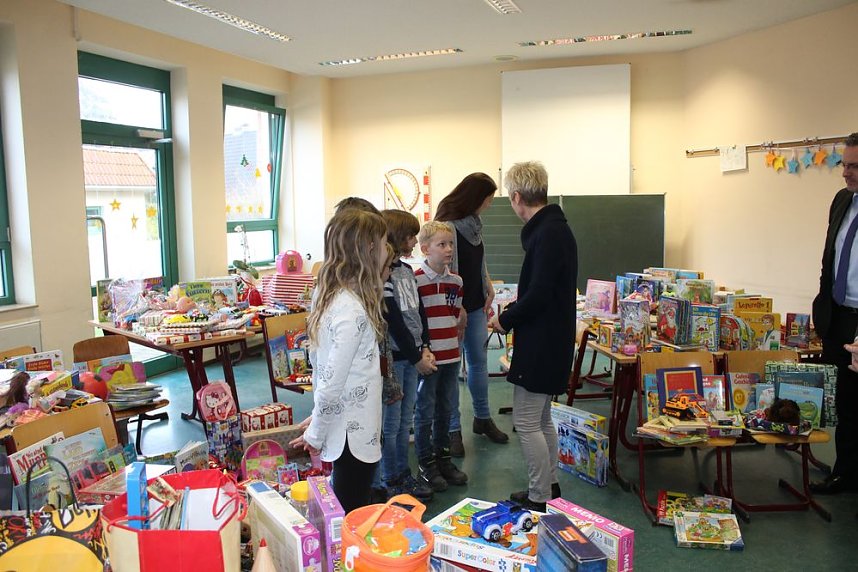 Wieder ein riesiger Berg voll Spielzeug