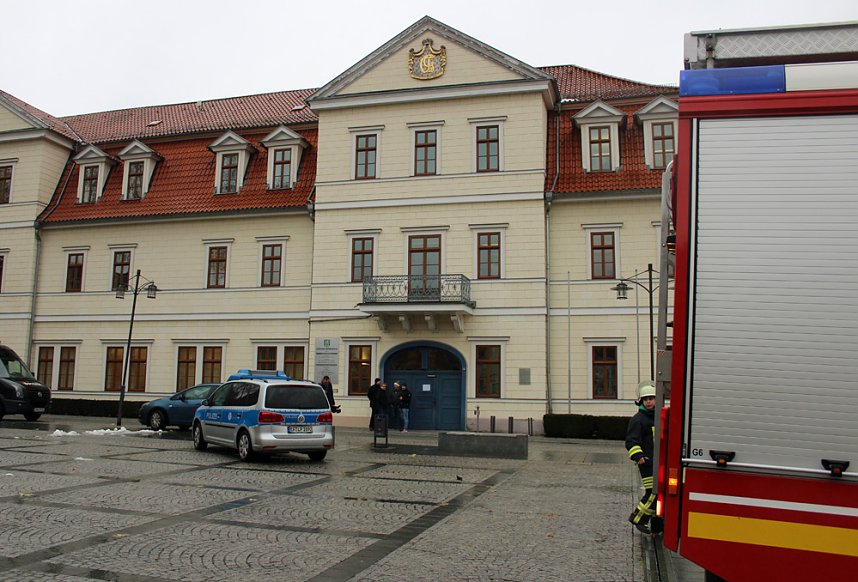 Sperrung Landratsamt