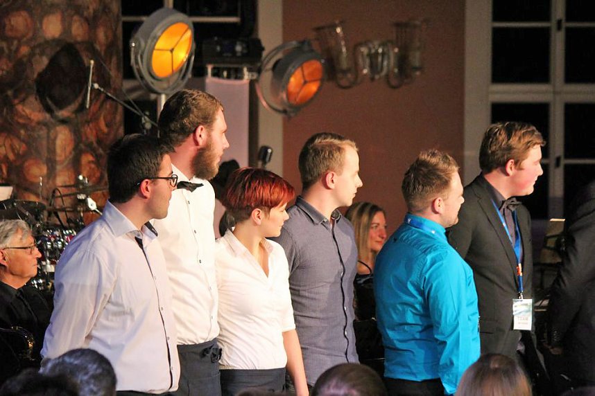 Stehende Ovationen im Achteckhaus