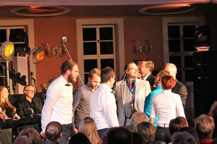 Stehende Ovationen im Achteckhaus