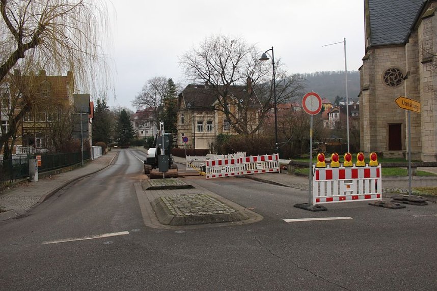 Vollsperrung Schillerstra&szlig;e