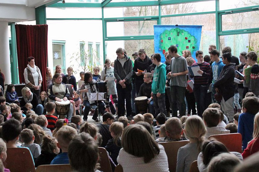 Weihnachtslieder in der Talstra&szlig;e