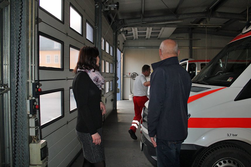 DRK und Polizei besucht