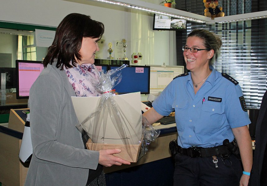 DRK und Polizei besucht