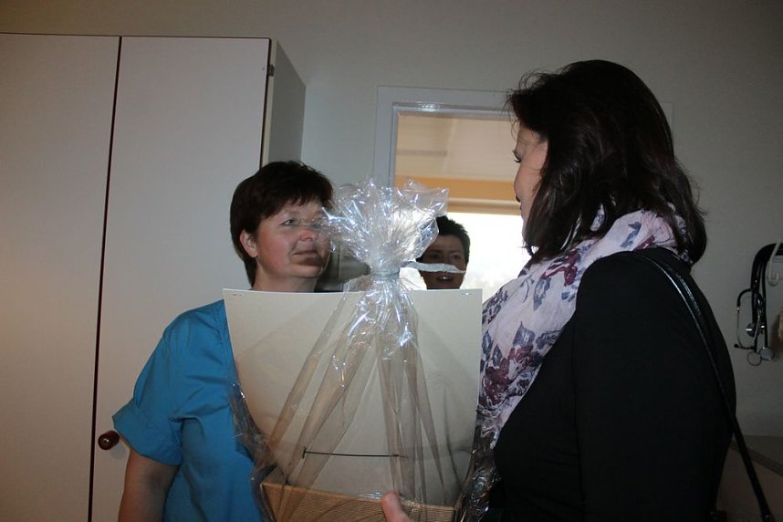 Weihnachtsbesuche in den DRK-Krankenh&auml;usern