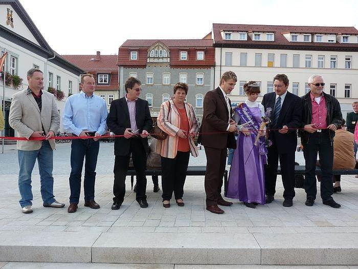 Feierliche &Uuml;bergabe Markt Bad Frankenhausen