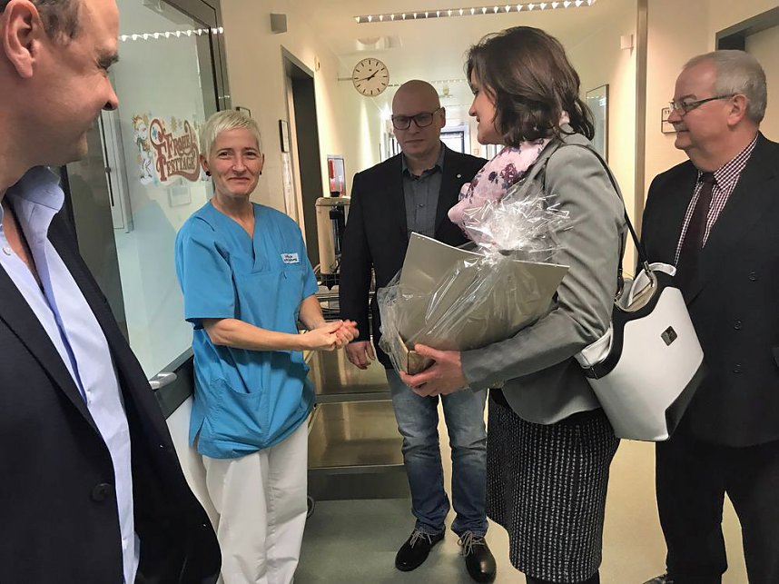 Weihnachtsbesuche in den DRK-Krankenh&auml;usern