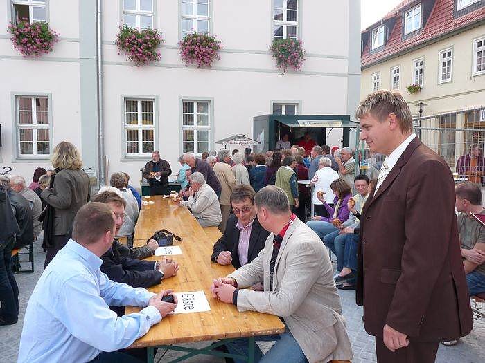Feierliche &Uuml;bergabe Markt Bad Frankenhausen