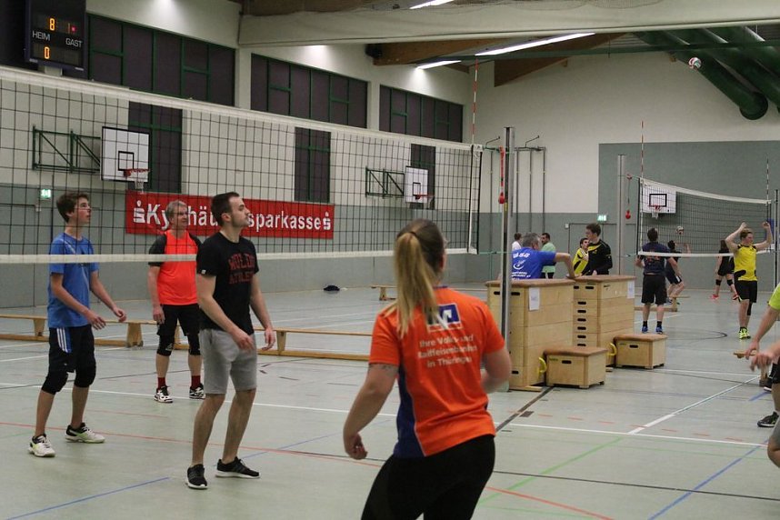 Volleyballturnier mit Rekordbeteiligung gestartet