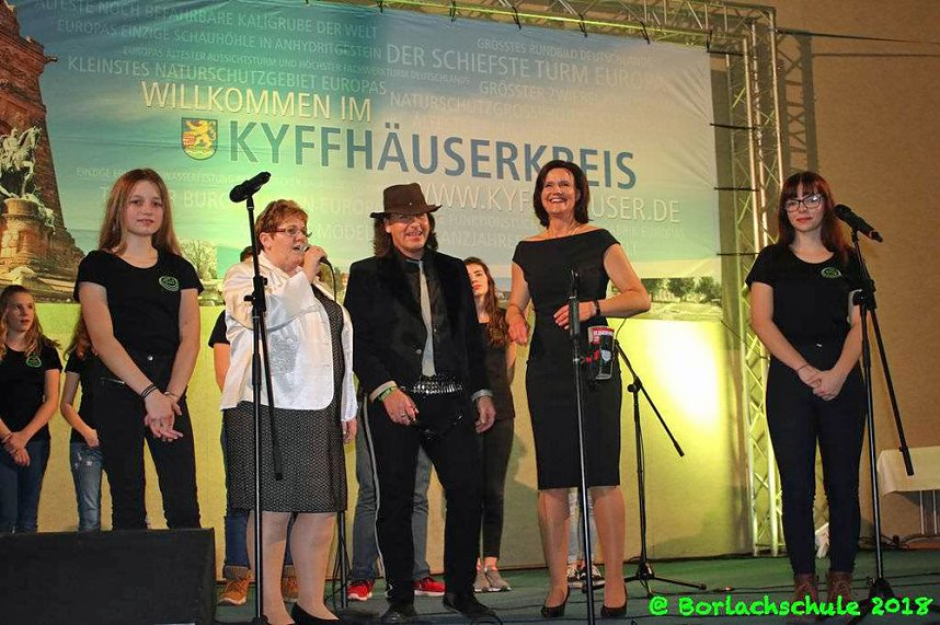 Borlachsch&uuml;ler beim Neujahrsempfang