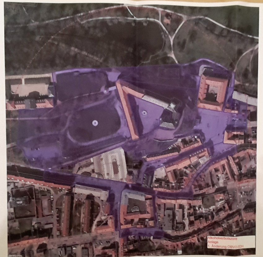 Alkoholverbotszone vom Stadtrat ausgesprochen