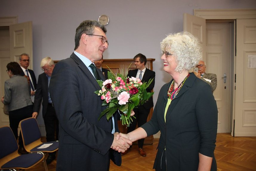 Amtseinf&uuml;hrung der Direktorin des Amtsgerichts Sondershausen