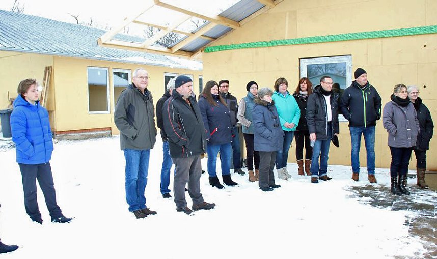 Richtfest f&uuml;r neue Bungalows im Ferienpark