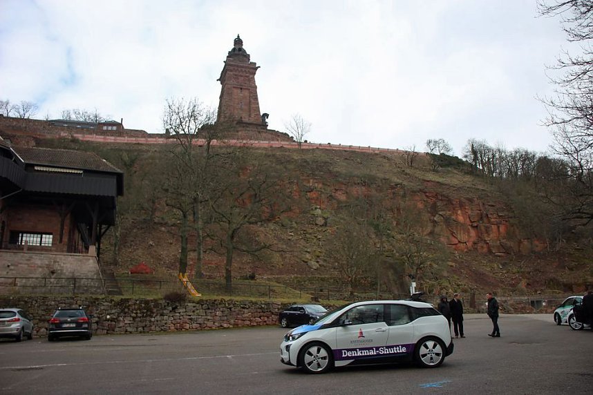 Mit Elektroantrieb zum Kyffh&auml;userdenkmal