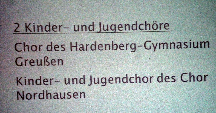 Probleme im Chorwesen mit Staatssekret&auml;rin diskutiert
