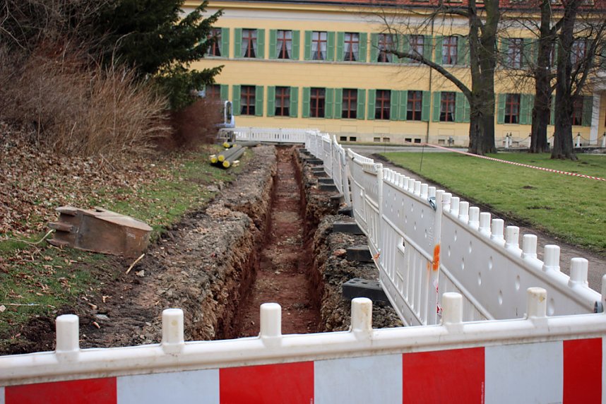 Bauma&szlig;nahme Fernw&auml;rmetrasse