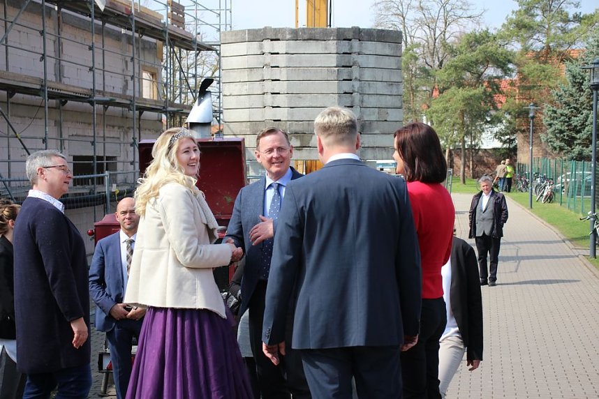 Feierliches Richtfest am Kyffh&auml;usergymnasium