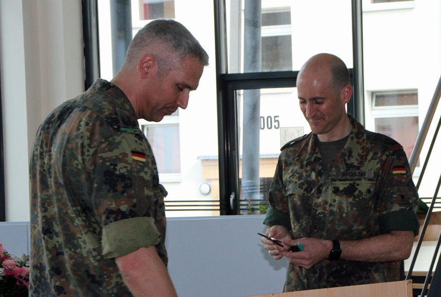 Aus der Region verabschiedet und empfangen