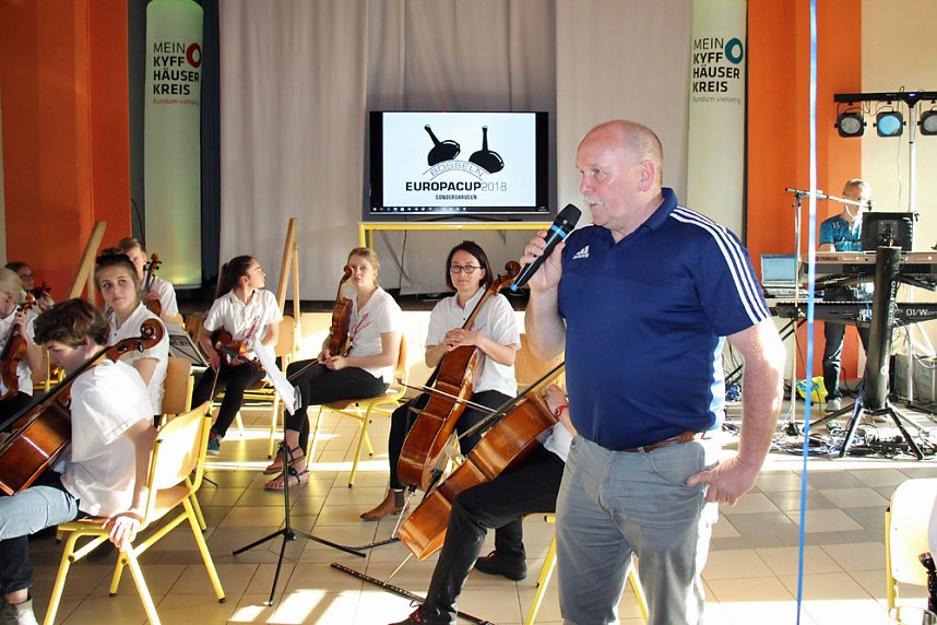 1. Europacup im Bosseln feierlich er&ouml;ffnet