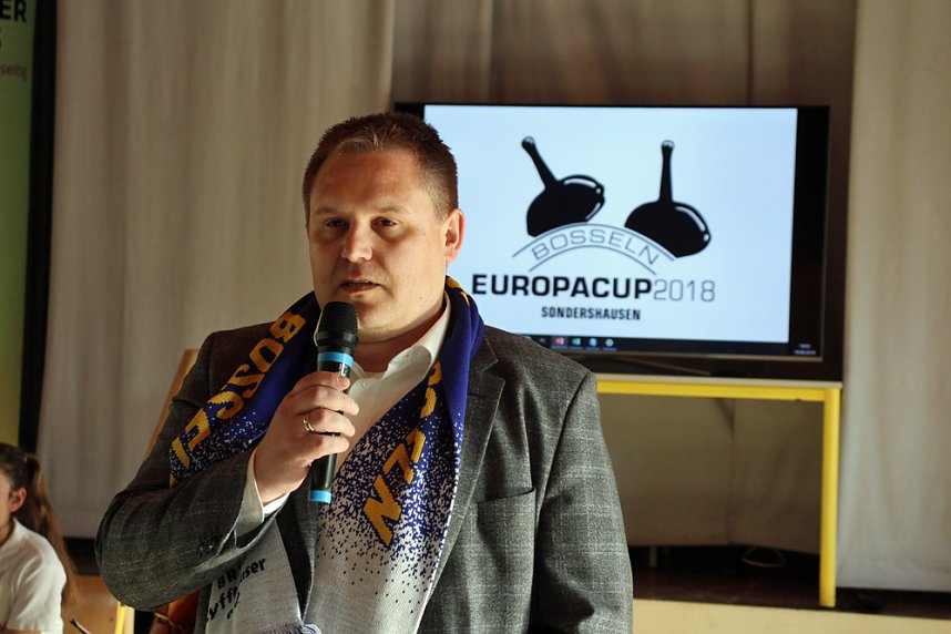 1. Europacup im Bosseln feierlich er&ouml;ffnet
