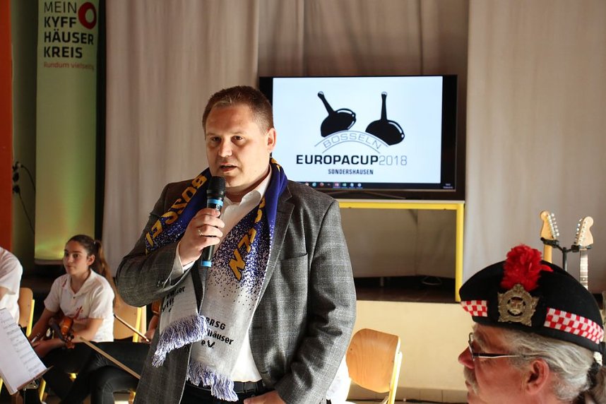 1. Europacup im Bosseln feierlich er&ouml;ffnet