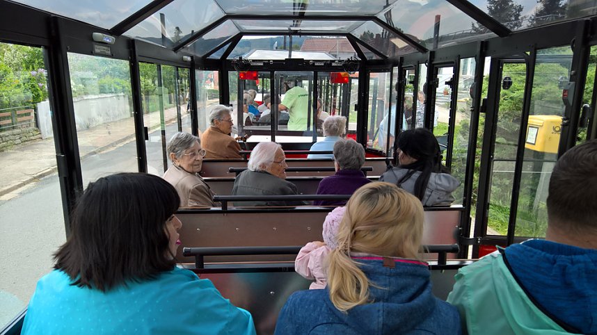 Fahrt mit der Tschu Tschu Bahn