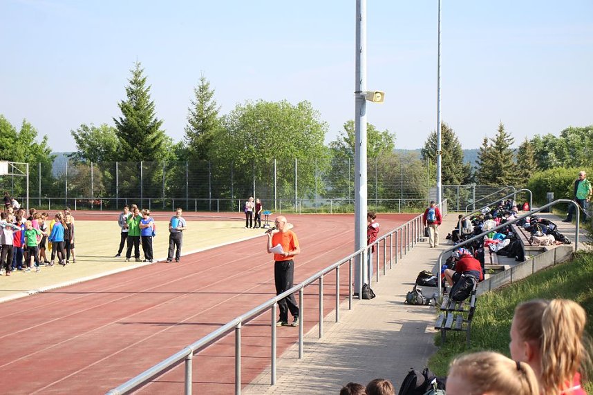 Die Leichtathleten begeisterten heute