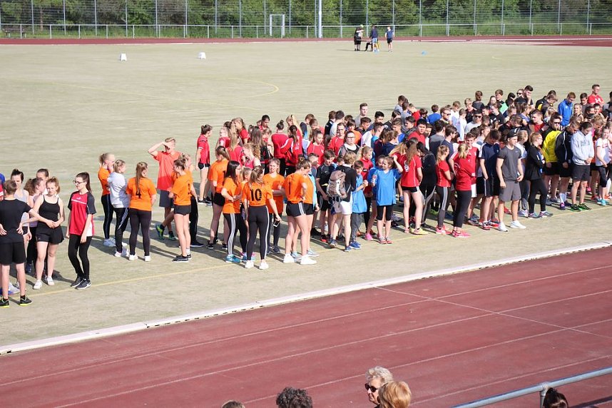 Die Leichtathleten begeisterten heute