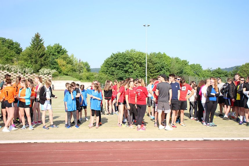 Die Leichtathleten begeisterten heute