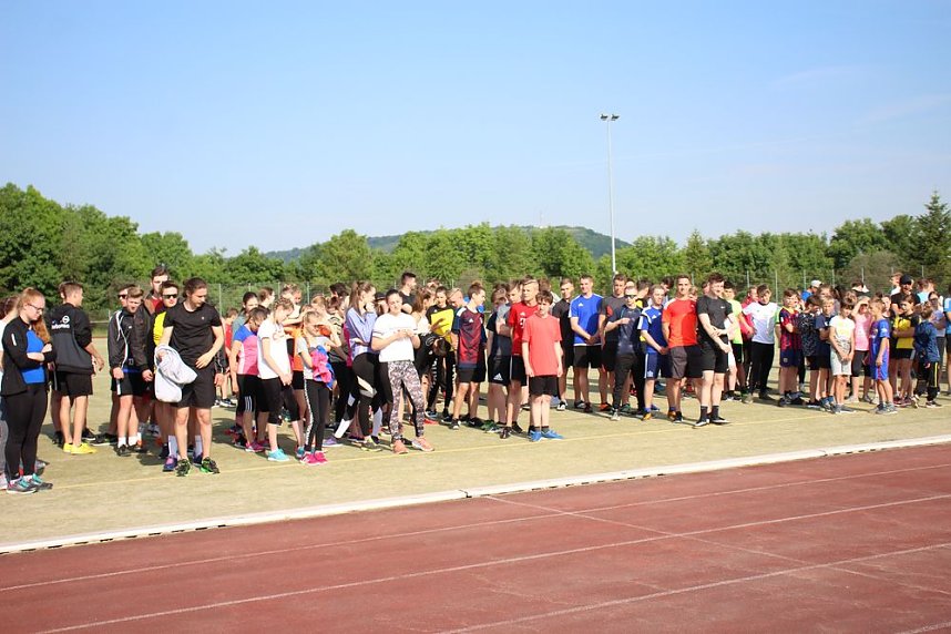 Die Leichtathleten begeisterten heute