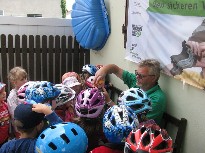 Verkehrssicherheitstag der ev. Kita Heldrungen