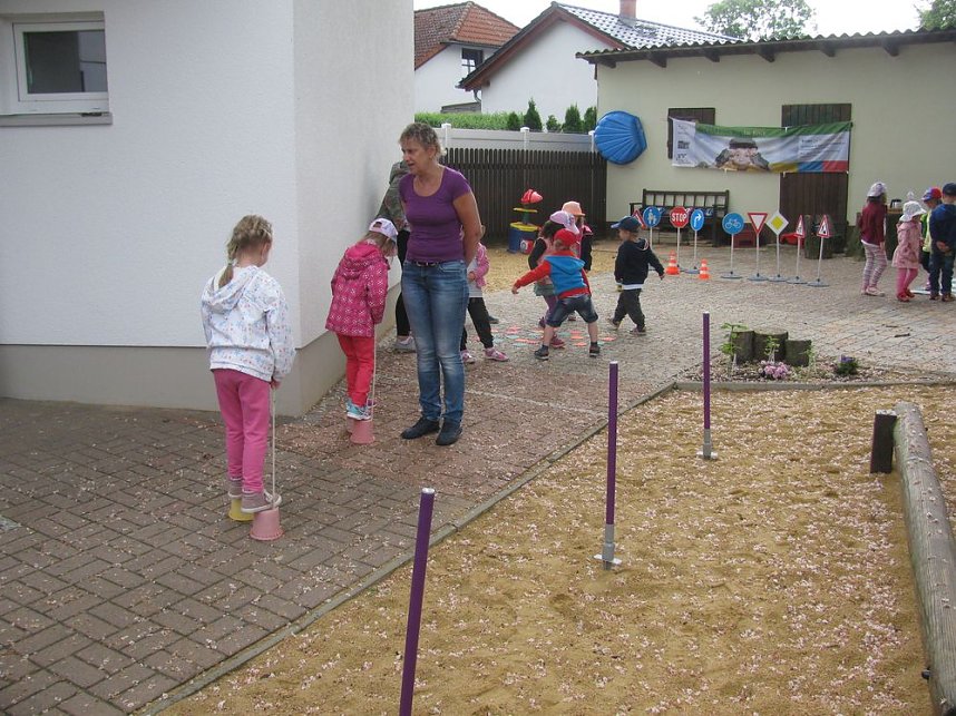 Verkehrssicherheitstag der ev. Kita Heldrungen