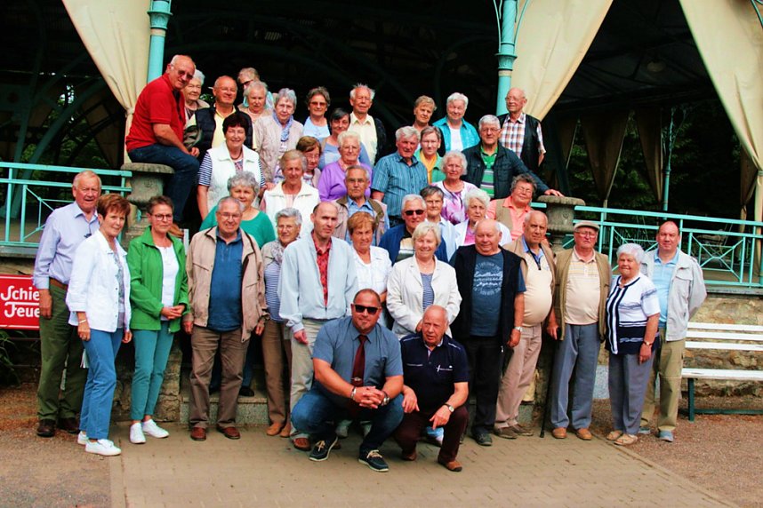 Die Alterskameraden auf einer Tour durch den Harz