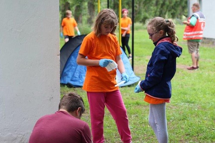 Jugendrotkreuz Sondershausen misst sich bei seinem Jahresh&ouml;hepunkt in Immenrode !