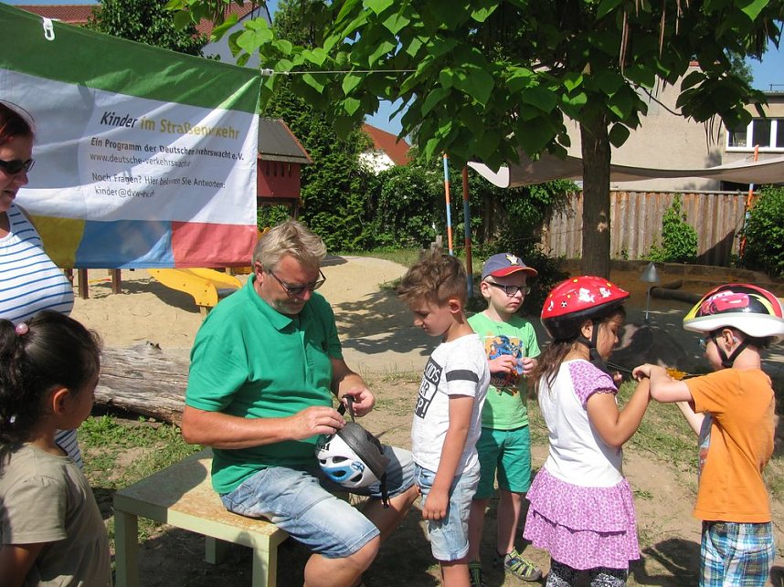 Verkehrssicherheitstag in der Kita Sonnenschein