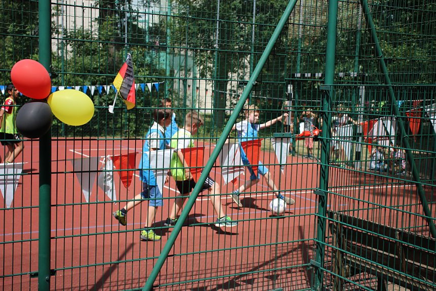 Fu&szlig;ballturnier an der Franzbergschule