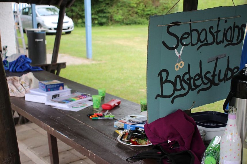 Schwimmbadfest mit der Fachschule