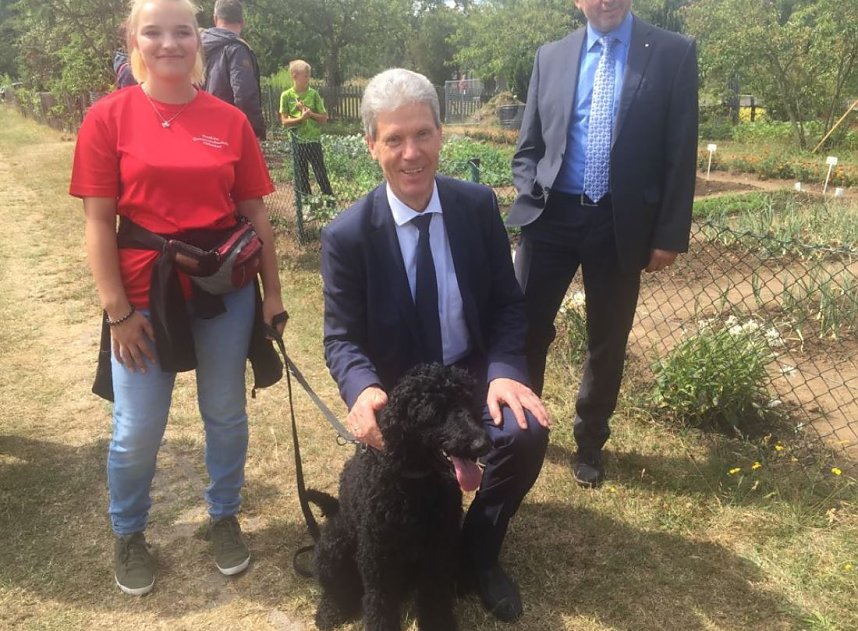 Bildungsminister Holter besucht TGS Oldisleben