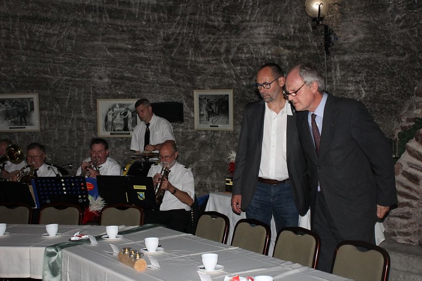 Hohe Auszeichnungen f&uuml;r freiwillige Retter unter Tage