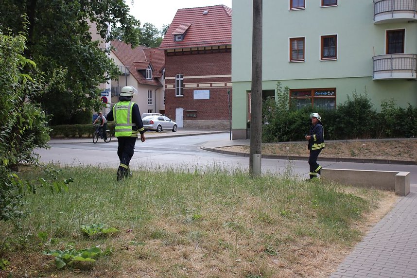 Feuerwehreinsatz in der Weizenstra&szlig;e