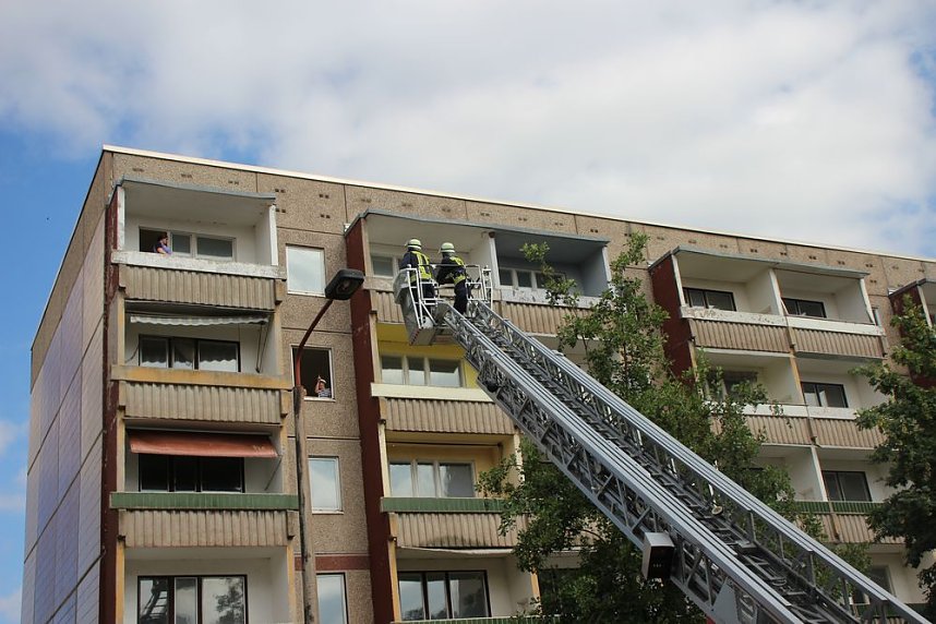 Feuerwehreinsatz in der Weizenstra&szlig;e
