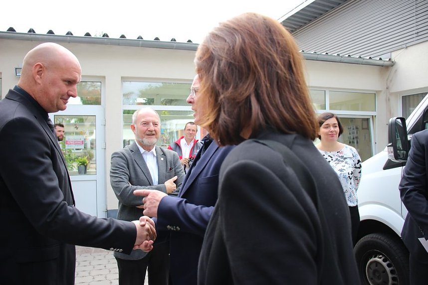 Auf Tour in Sondershausen beim DRK