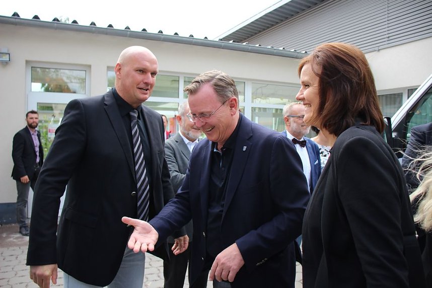 Auf Tour in Sondershausen beim DRK