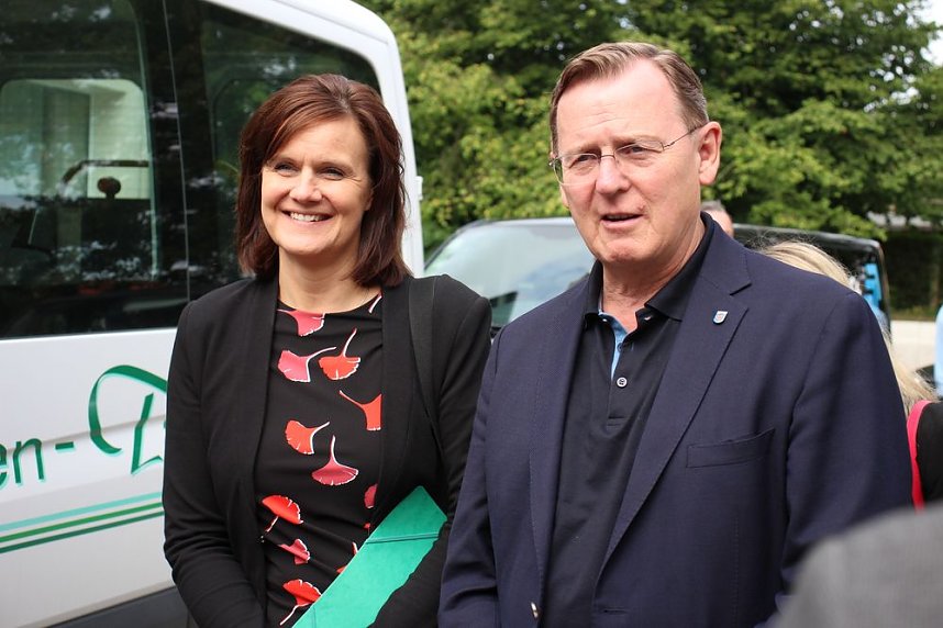 Auf Tour in Sondershausen beim DRK