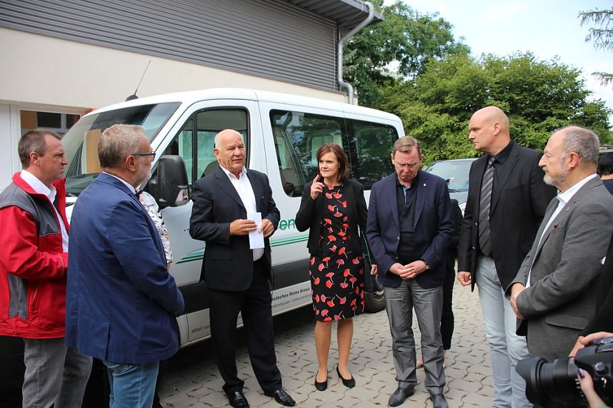 Auf Tour in Sondershausen beim DRK