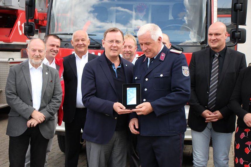 Ramelow bei Gespr&auml;chsrunde in Sondershausen